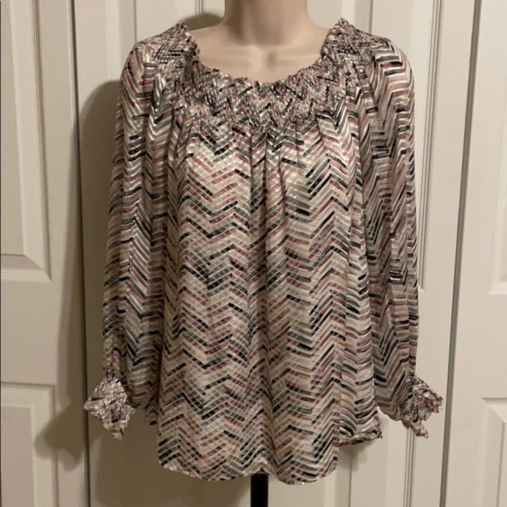Off-the-shoulder blouse